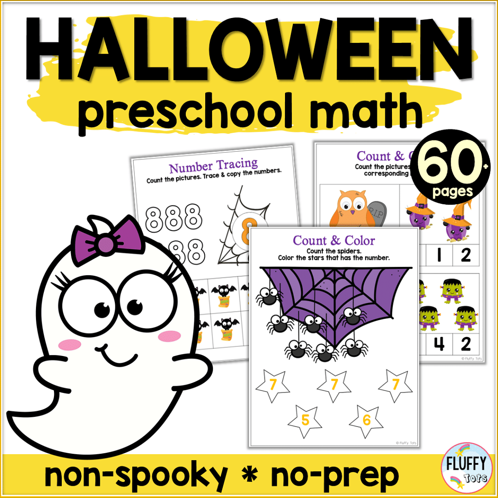 Halloween Count and Graph : FREE Counting 1-5 Activity 2