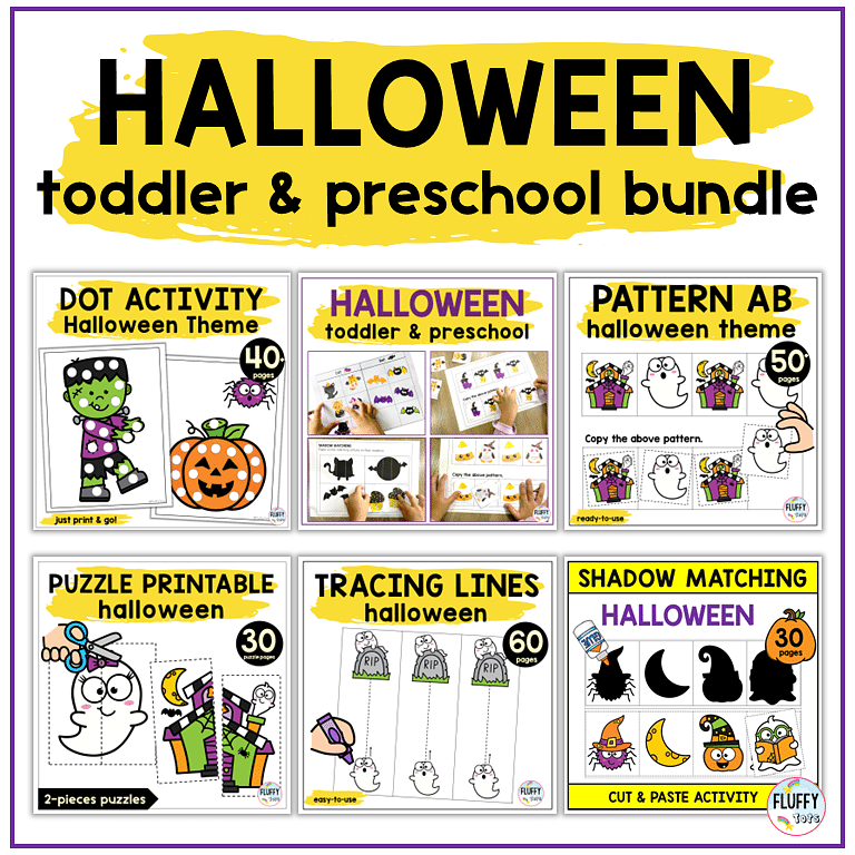 Halloween Printables : FREE 10 Printables for Toddlers and Preschoolers 1