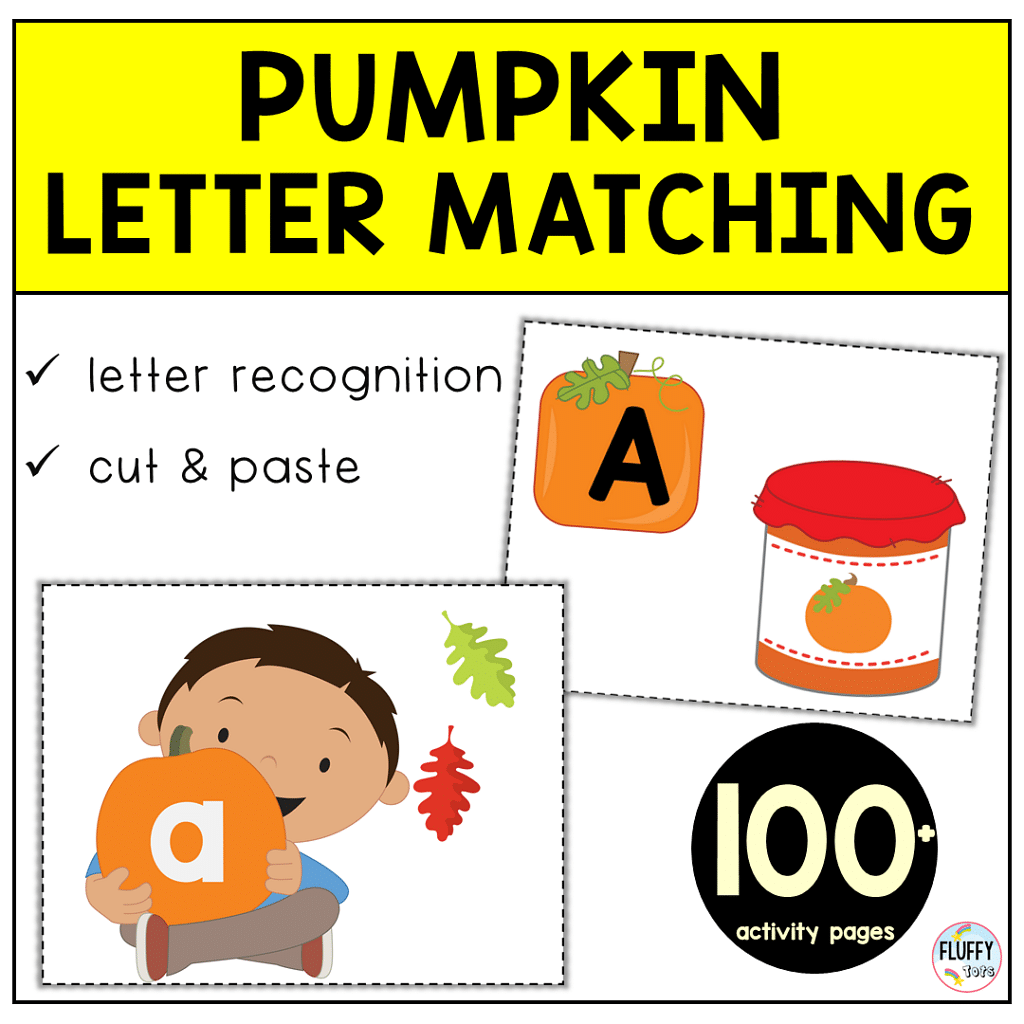 Pumpkin Alphabet Match : FREE 26 Letters 2