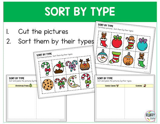 90+ Pages of Merry Christmas Fine Motor Printables for Toddler and Preschool Kids 3