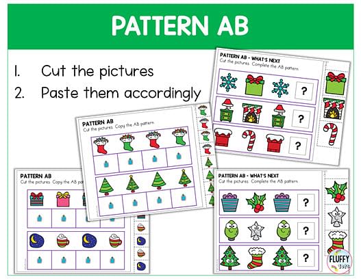 13+ Fun Christmas Fine Motor Printable Activities for Toddler and Preschool Kids 14