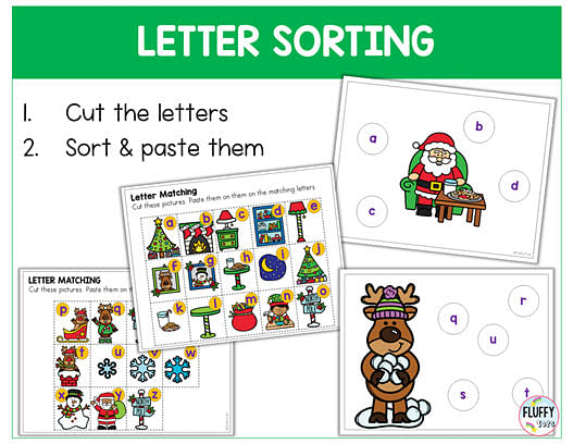 90+ Pages of Merry Christmas Fine Motor Printables for Toddler and Preschool Kids 19