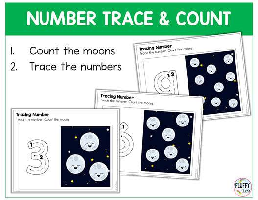 90+ Fun Pages of Outer Space Printables for Toddler and Preschool Kids 19