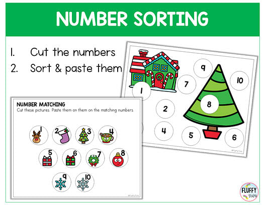 90+ Pages of Merry Christmas Fine Motor Printables for Toddler and Preschool Kids 20