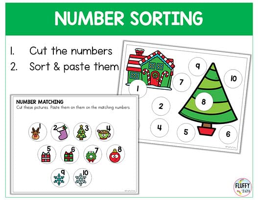 13+ Fun Christmas Fine Motor Printable Activities for Toddler and Preschool Kids 88