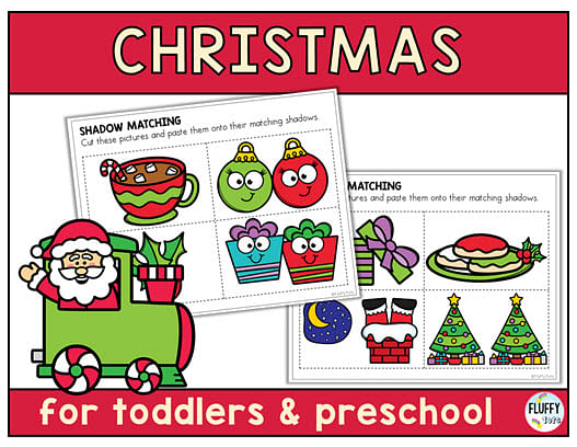 Christmas Fine Motor Printables for Toddler and Preschool Kids