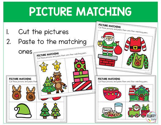 90+ Pages of Merry Christmas Fine Motor Printables for Toddler and Preschool Kids 9