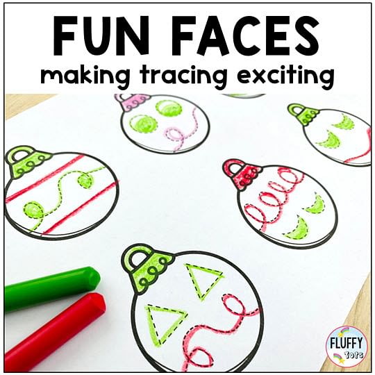 Christmas Ornaments Tracing Printables : FREE 6 Fun Tracing Ornaments! 2