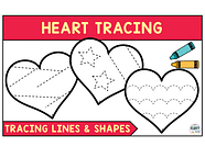 70 Fun Easy Heart Tracing Worksheet For Preschool Fine Motor FluffyTots