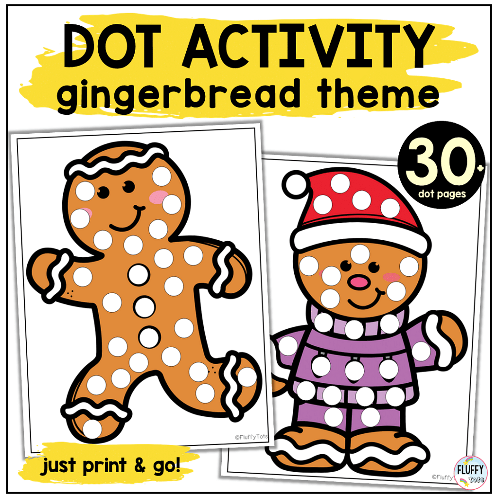 7 Fun Gingerbread Printables for Toddler & Preschool Gingerbread Week 19