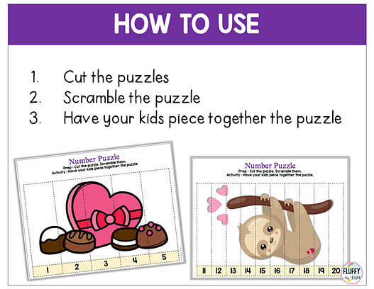 200+ Pages of Fun Valentine's Day Preschool Math Worksheets 1
