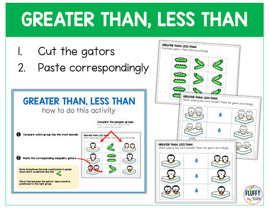 arctic animals preschool math activities