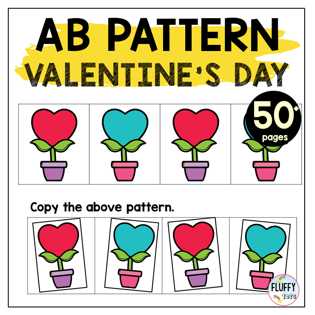 200+ Easy-to-Use Pages Preschool Valentine's Day Fine Motor 2