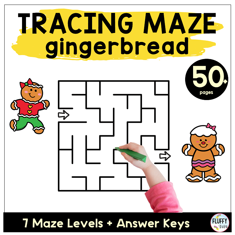 7 Fun Gingerbread Printables for Toddler & Preschool Gingerbread Week 2