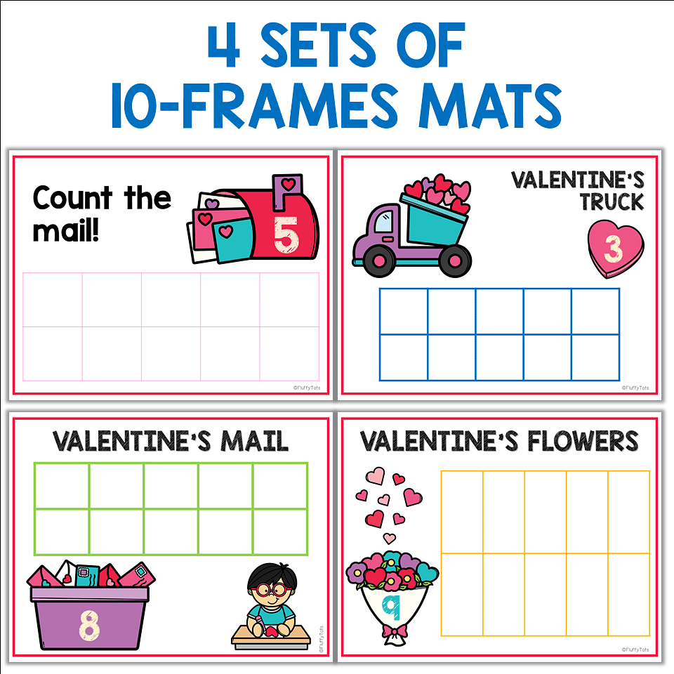 200+ Pages of Fun Valentine's Day Preschool Math Worksheets 6