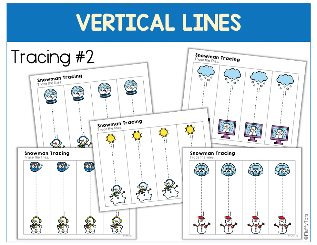 60+ Pages Exciting Snowman Tracing Worksheets 4