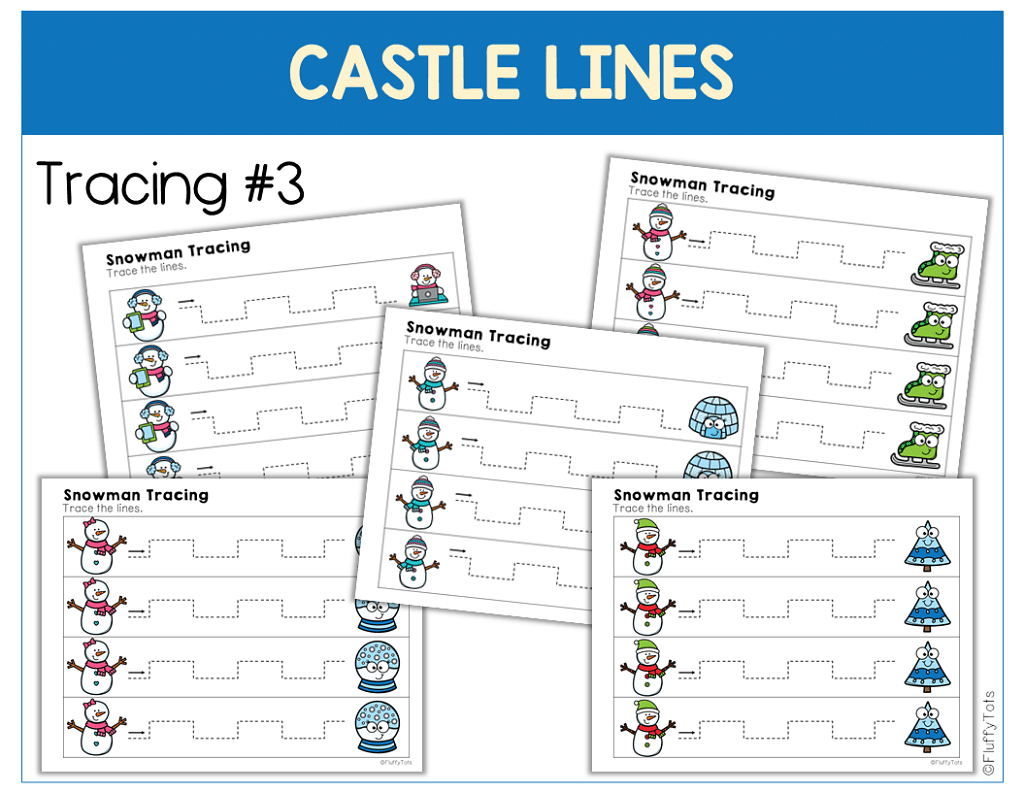 60+ Pages Exciting Snowman Tracing Worksheets 5