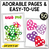 Adorable 50 Pages Of Valentine s Day Dot Printables FluffyTots