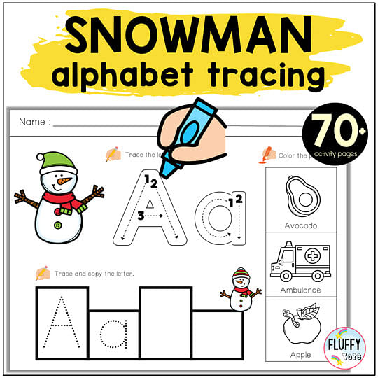 6 Exciting Snowman Printables Preschool Activities for Your Winter Lesson Plan 5