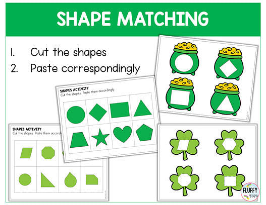 St Patrick's Day fine motor activities for toddler and preK
