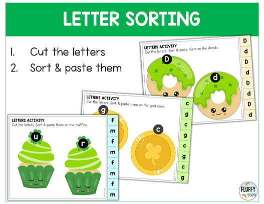 St Patrick's Day letter activities