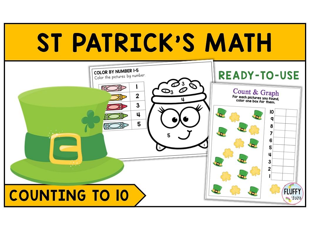 St Patrick's Day Math Activities for Preschoolers : Exciting 10+ Activities 1