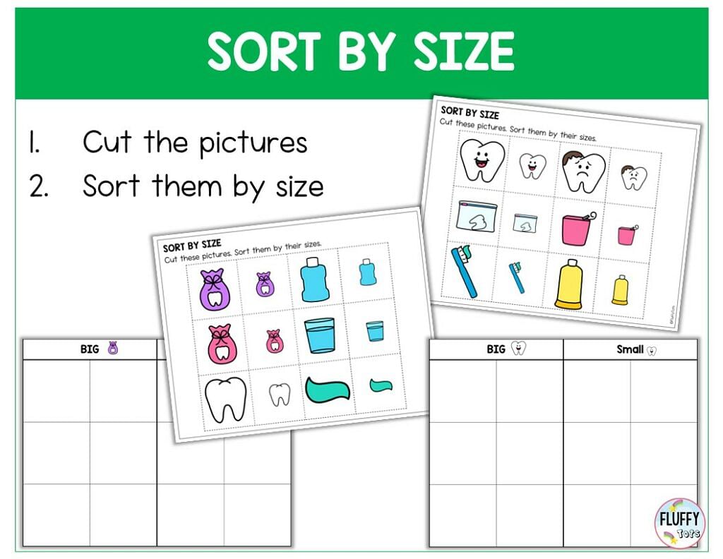 50 Pages of Fun Dental Printables for Toddler and Preschool 2