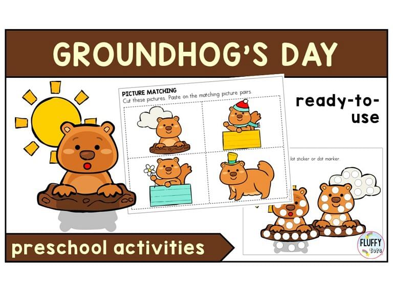 10+ Exciting Groundhog’s Day Printable Activities for Preschoolers
