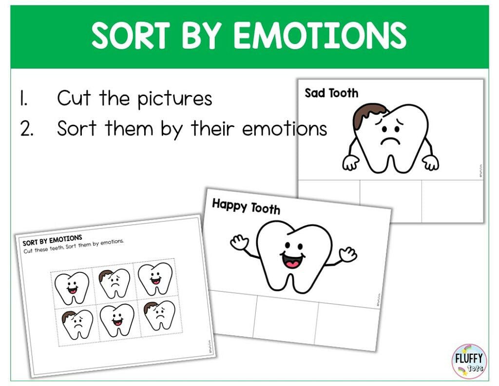 50 Pages of Fun Dental Printables for Toddler and Preschool 3
