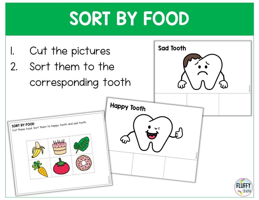 50 Pages of Fun Dental Printables for Toddler and Preschool 4