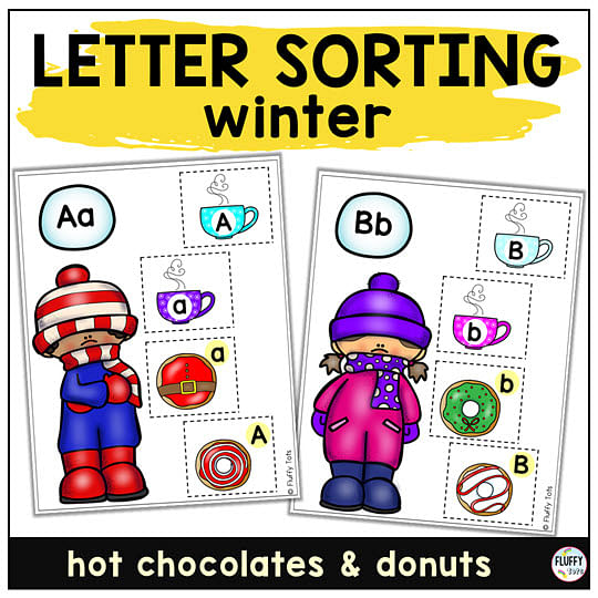 Fun & Easy-to-Use Hot Cocoa Preschool Letter Activities 6