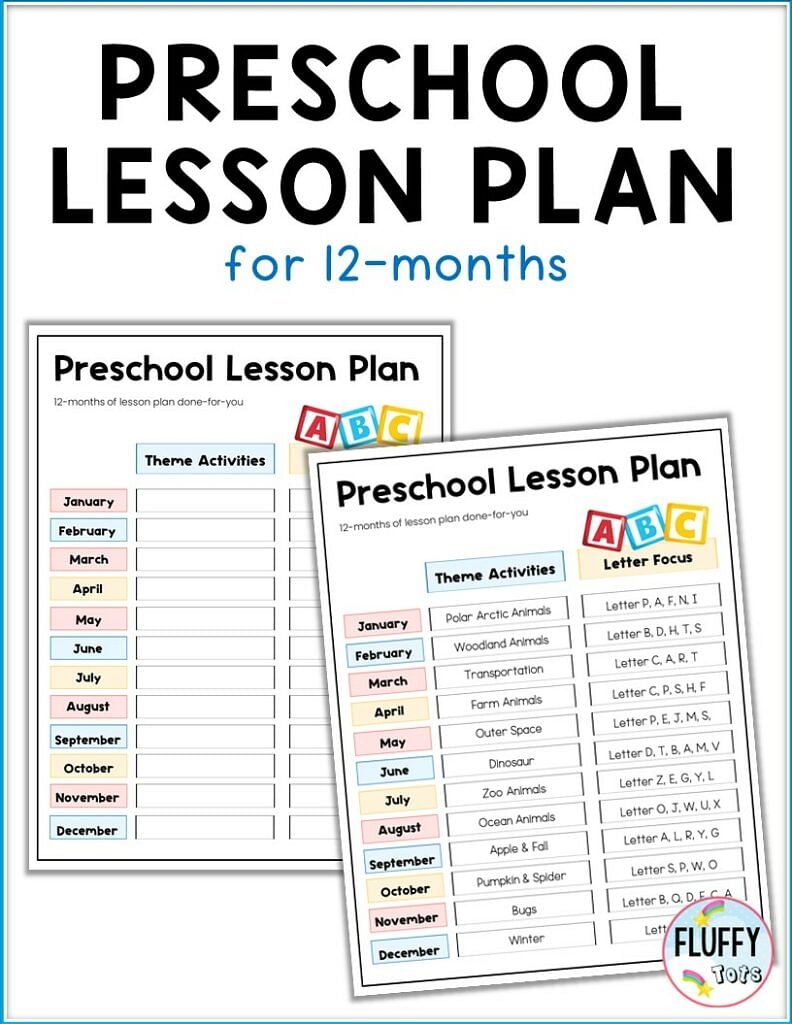 How I make easy preschool lesson plan to homeschool my children