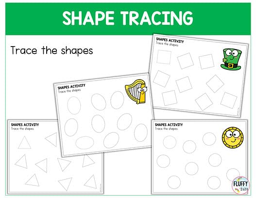 St Patrick's Day shape activities