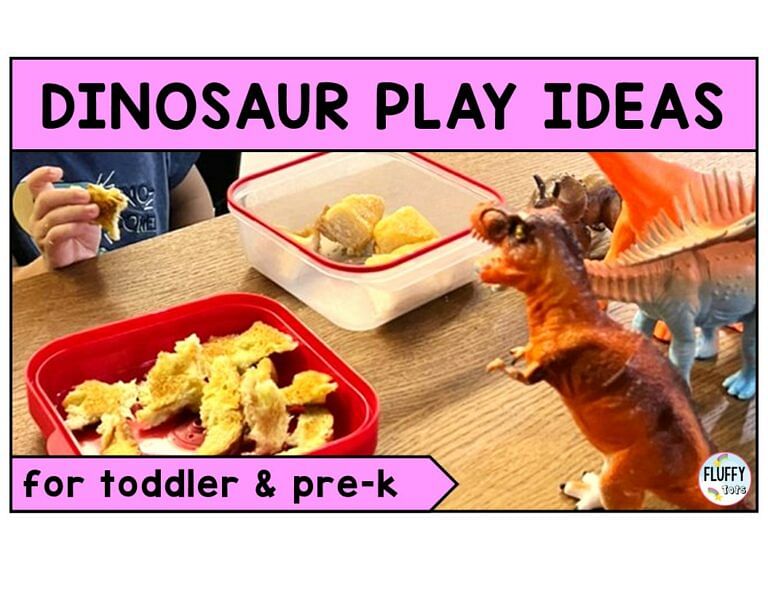 5 Easy Child-Led Dinosaur Toddler Activities
