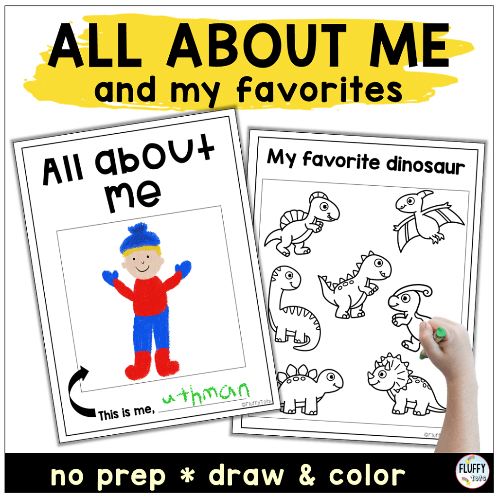 All About Me Worksheet for Back to School Printables 30