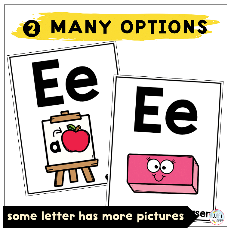 Amazing Back to School Alphabet Posters for Preschool and Kindergarten 3