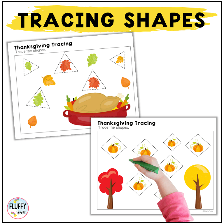 70+ Pages Fun Thanksgiving Tracing Printables for Your Kids 7