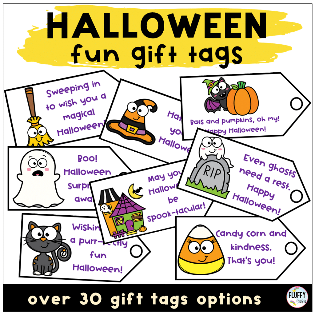 30+ Halloween Gift Tags for Teachers and Moms 1