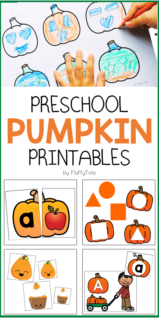 9 FREE Pumpkin Printables and Pumpkin Lesson Plan for Preschool and Toddlers! 1