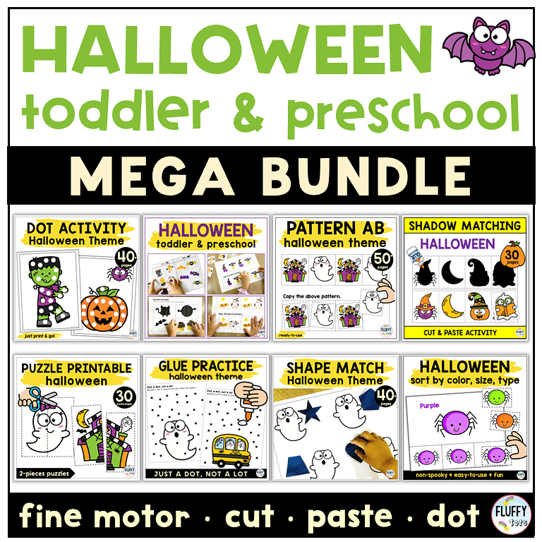 Halloween Printables : FREE 11 Printables for Toddlers and Preschoolers 13