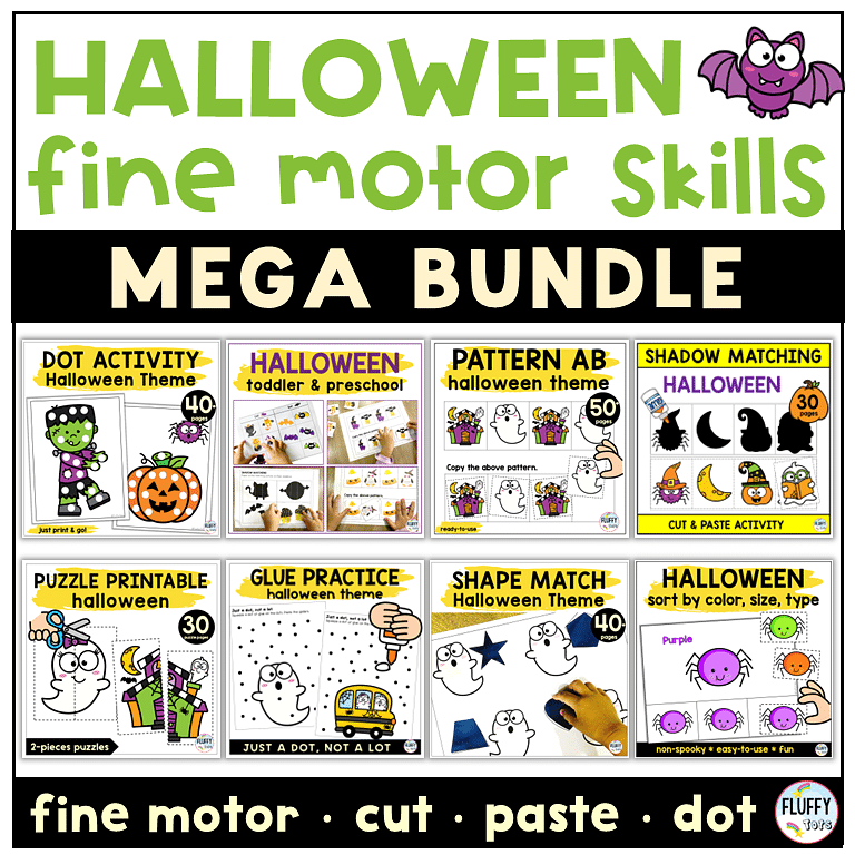 4 Pages of Fun Halloween Dot Printables Kids Activities 4