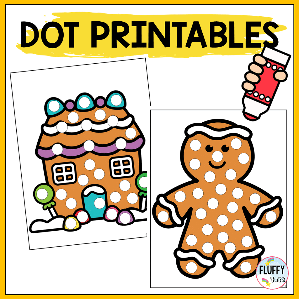 9 Free Gingerbread Printables for Preschool and Toddlers 4