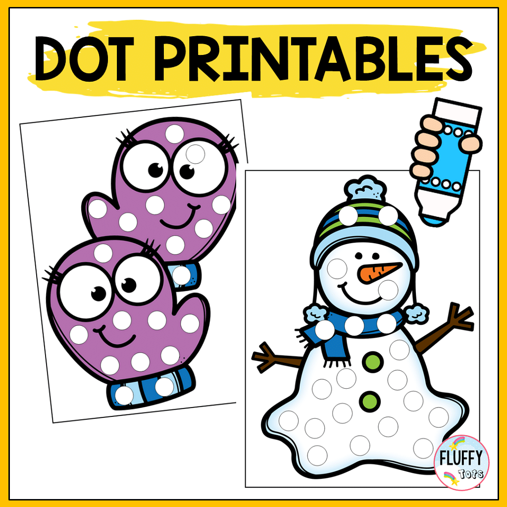 6 Fun Winter Printables Kids Activities for Toddlers and Preschool 6