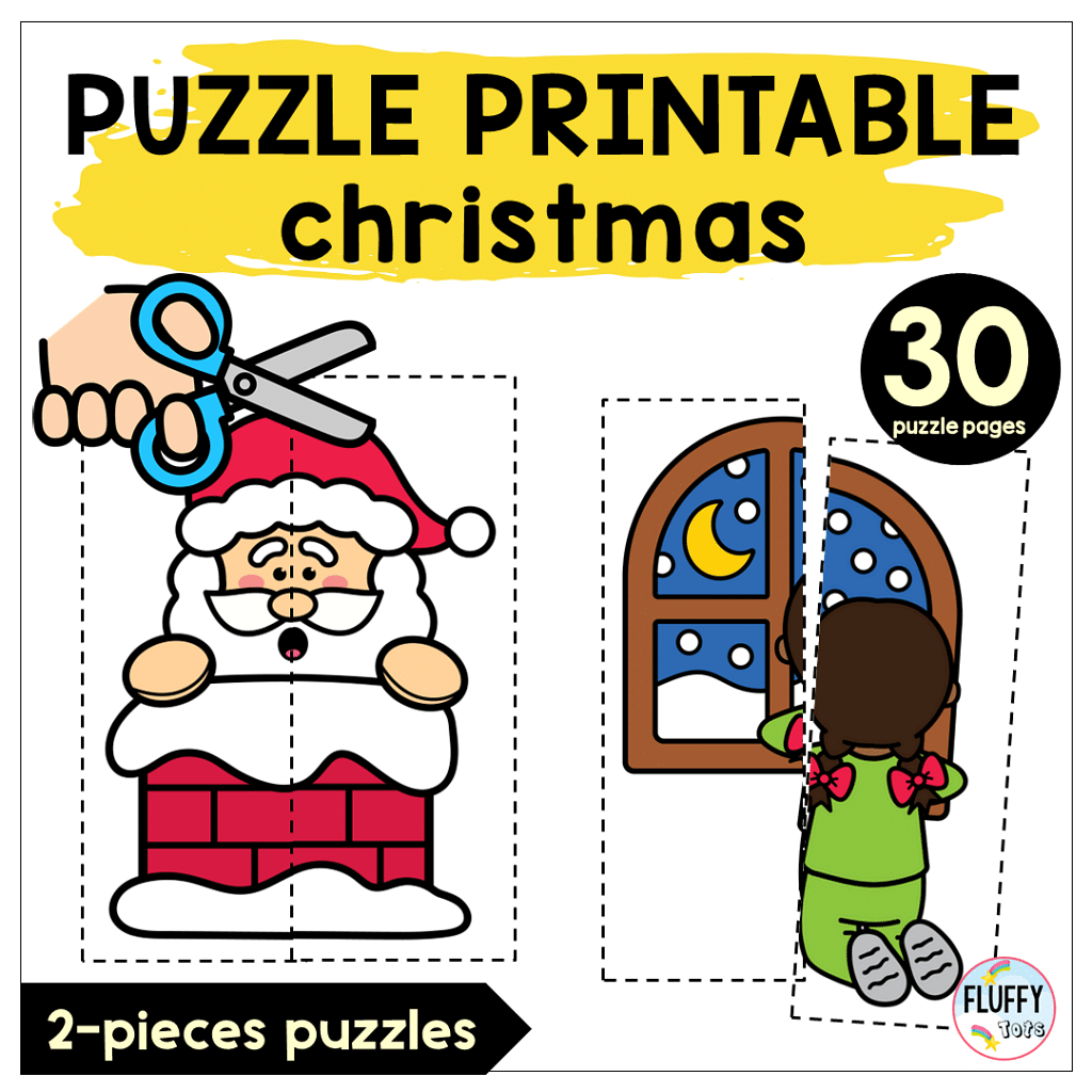 Fun Christmas Kids Activities Puzzle Printables 5