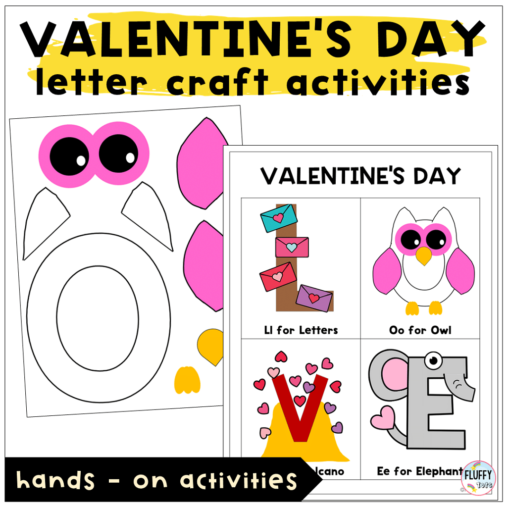 february valentine's day lesson plan for letter craft activities