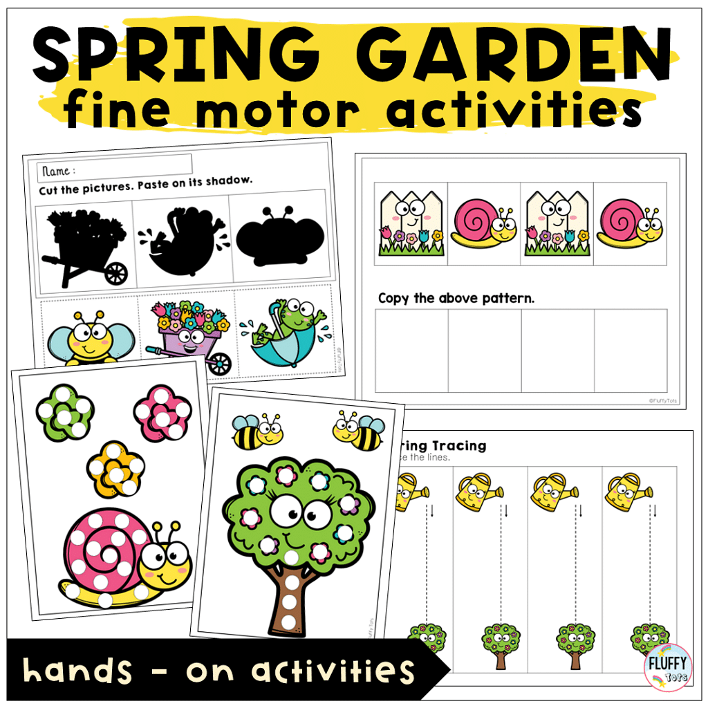 Fine motor activities for preschool Spring Lesson Plan 