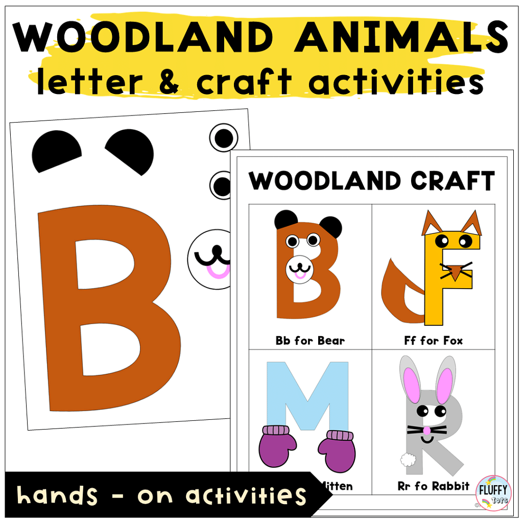 woodland animals lesson plan january letter craft