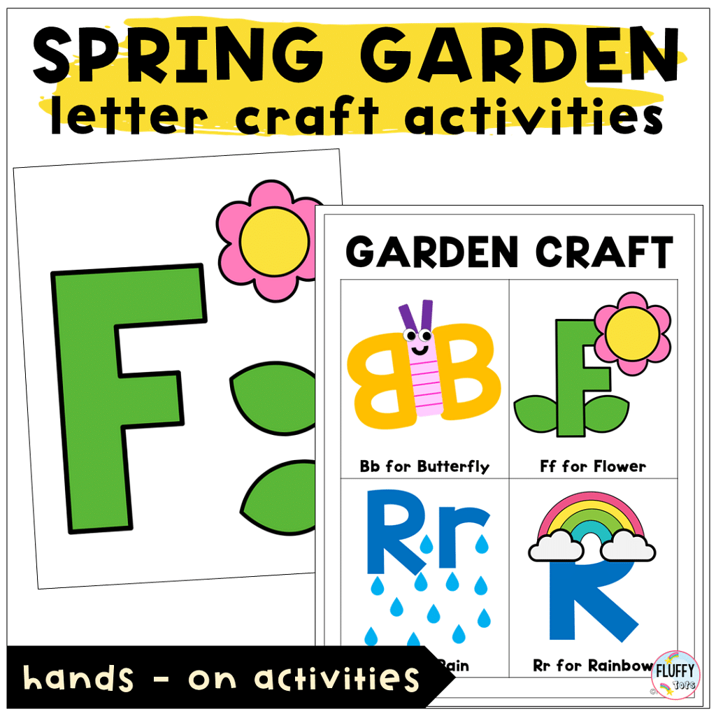 Letter craft activities for preschool Spring Lesson Plan 