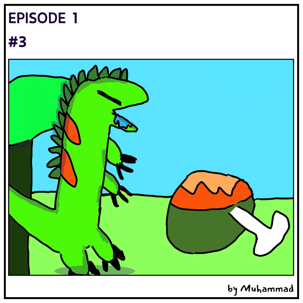 T-rex Dinosaur Comic for Kids 4