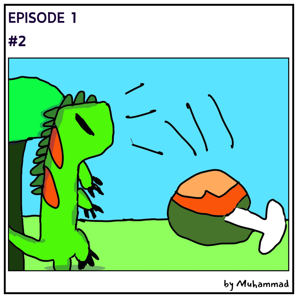 T-rex Dinosaur Comic for Kids 3